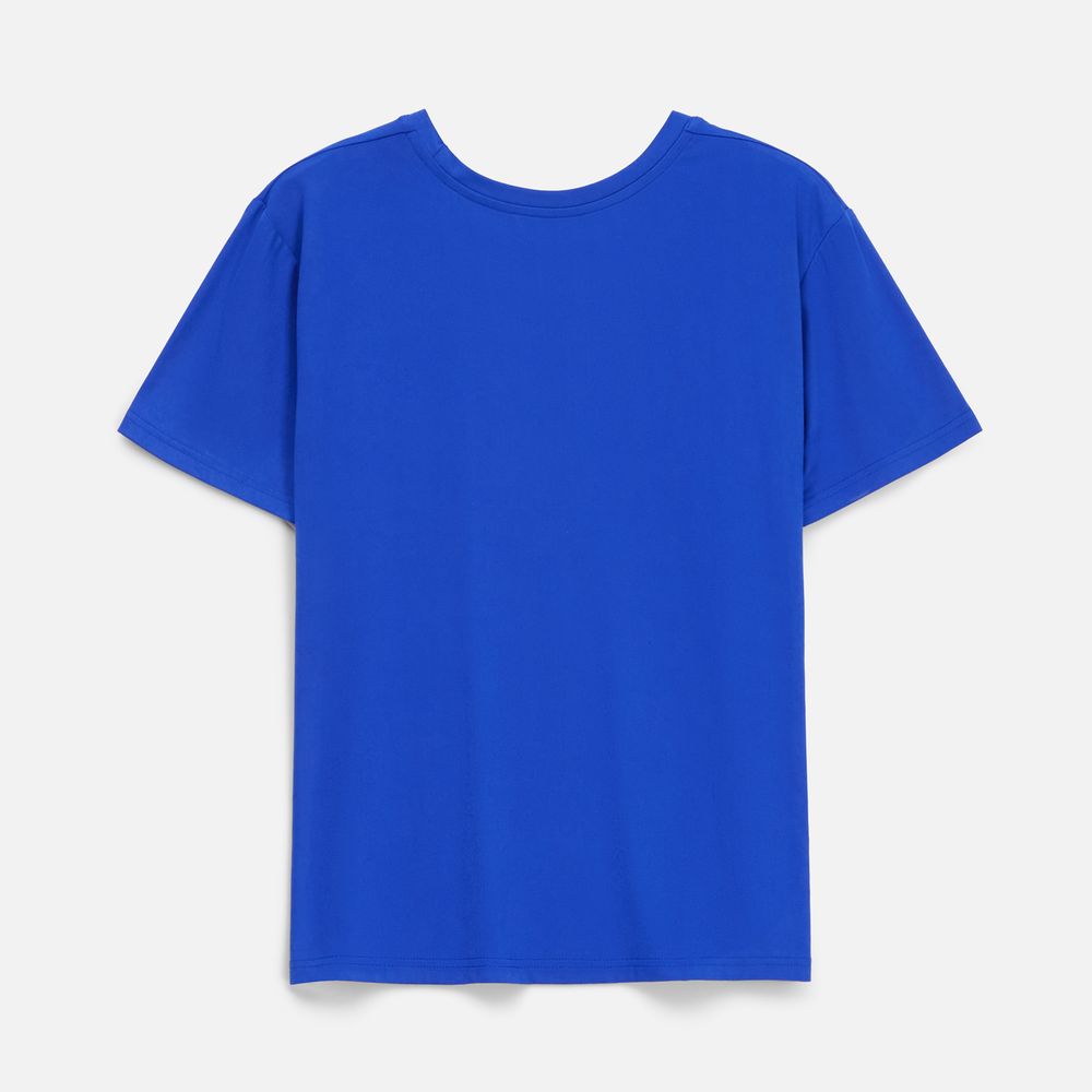 Футболка унисекс Senti, ярко-синяя, размер XXL