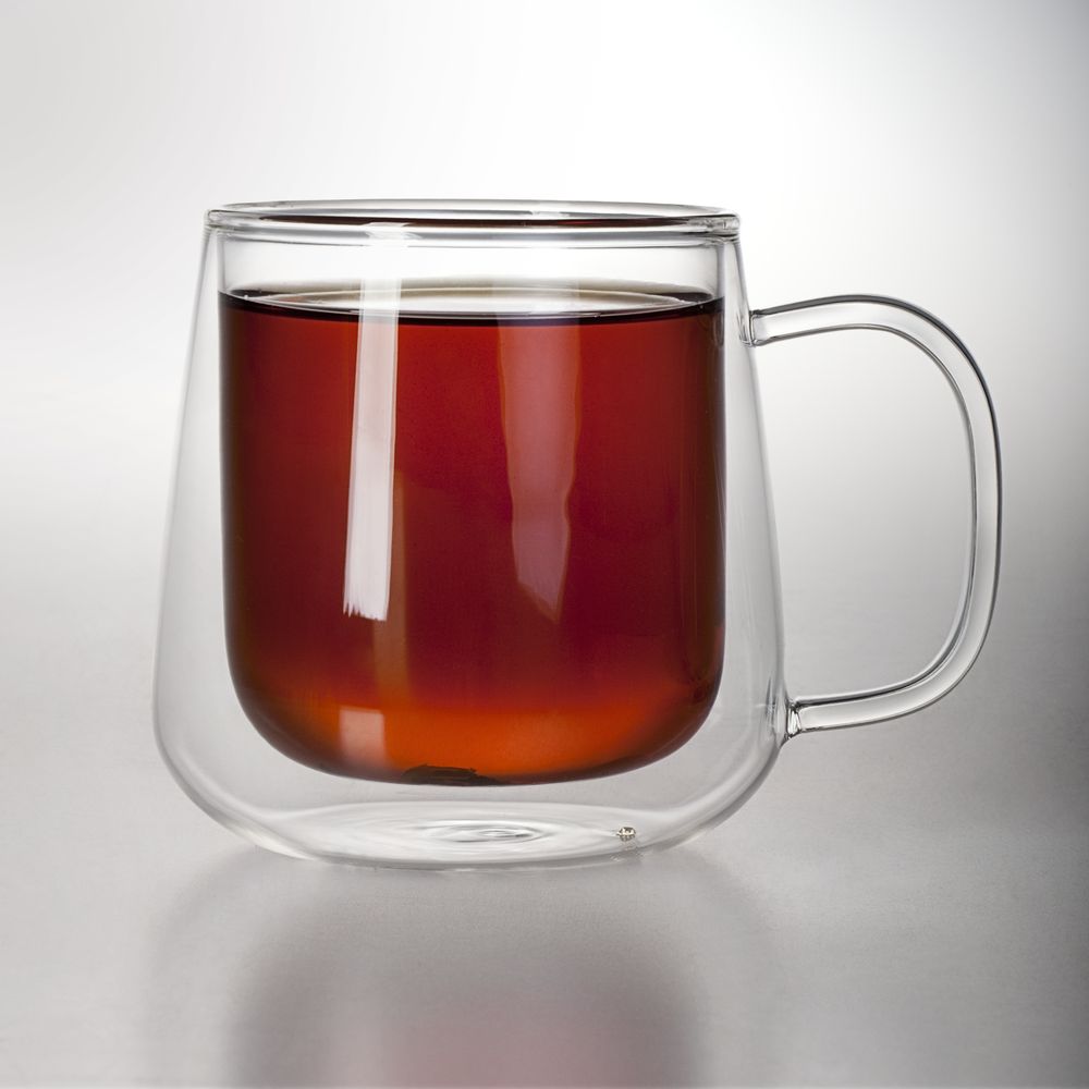 Чашка с двойными стенками Glass First фото на сайте Print Logo.