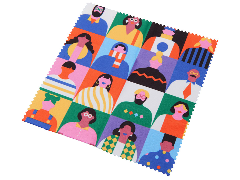 Салфетка для протирания очков с возможностью полноцветной печати с логотипом  | Print Logo