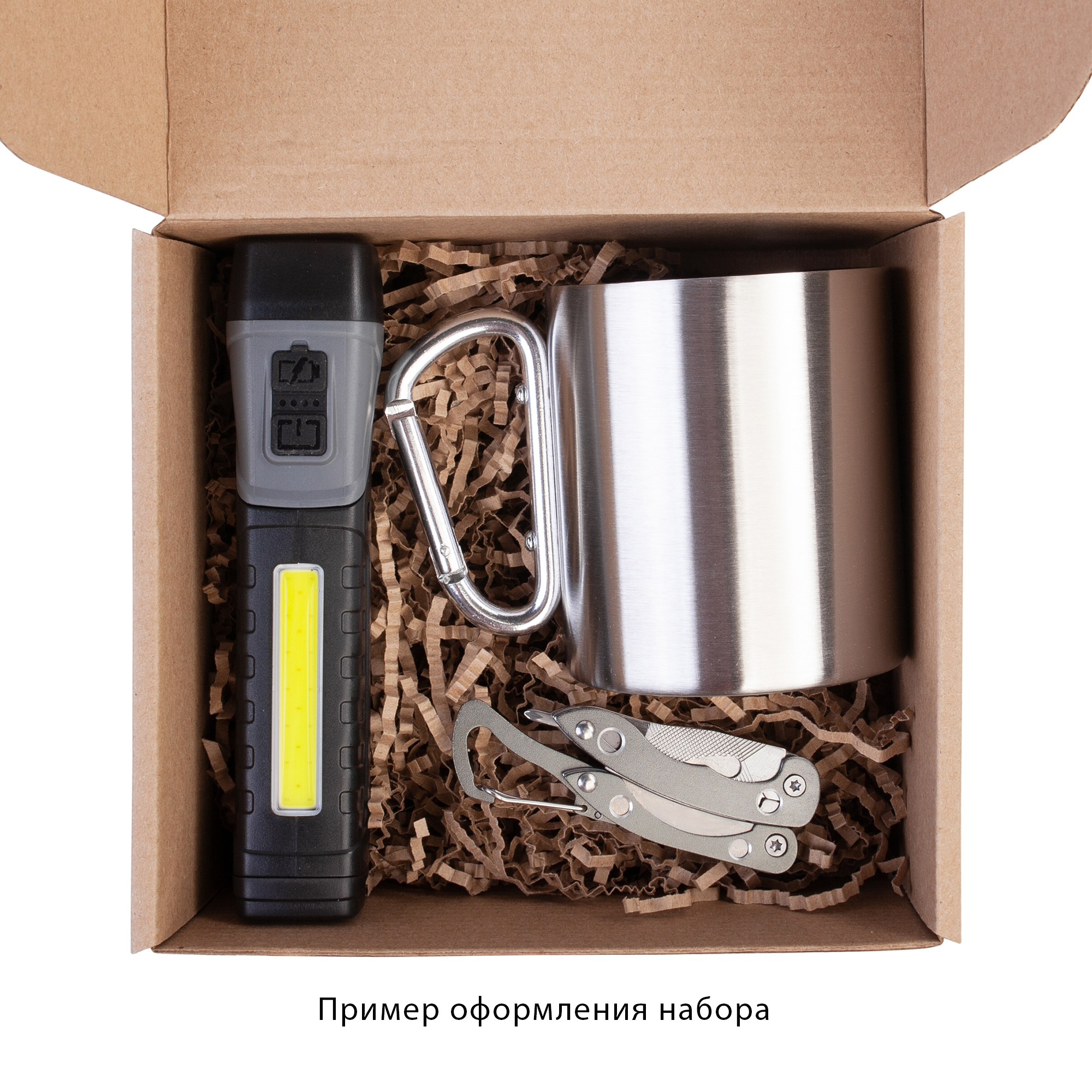 Кружка с карабином "Огайо" 300 мл — пример нанесения логотипа () | Print Logo