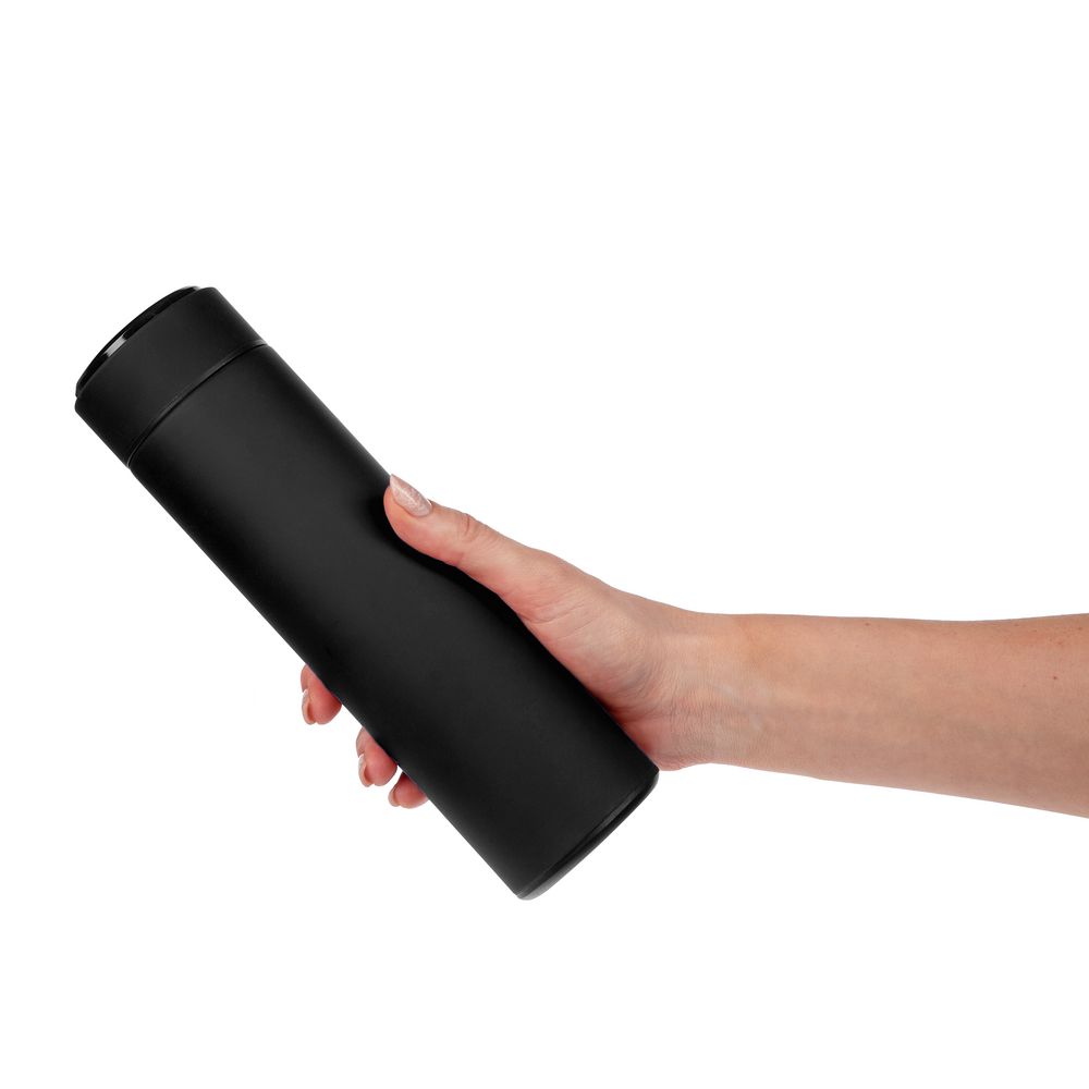 Смарт-бутылка с заменяемой батарейкой Long Therm Soft Touch фото на сайте Print Logo.