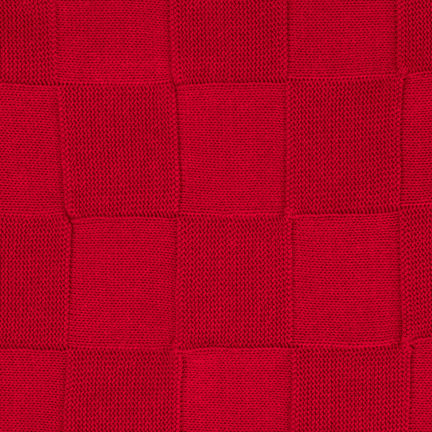 Плед Селла (Cella) вязаный, красный (без подарочной коробки)