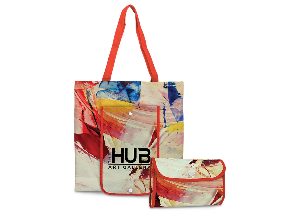 Складная сумка для шопинга с возможностью полноцветной печати с логотипом  | Print Logo