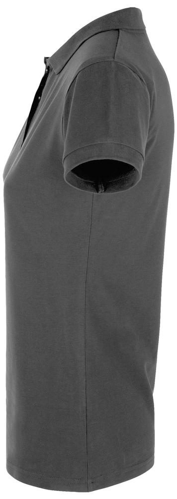 Рубашка поло женская Perfect Women 180 темно-серая, размер L