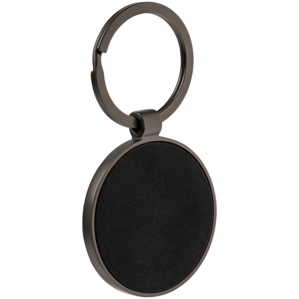 Брелок Gun Metal Circle с логотипом  | Print Logo
