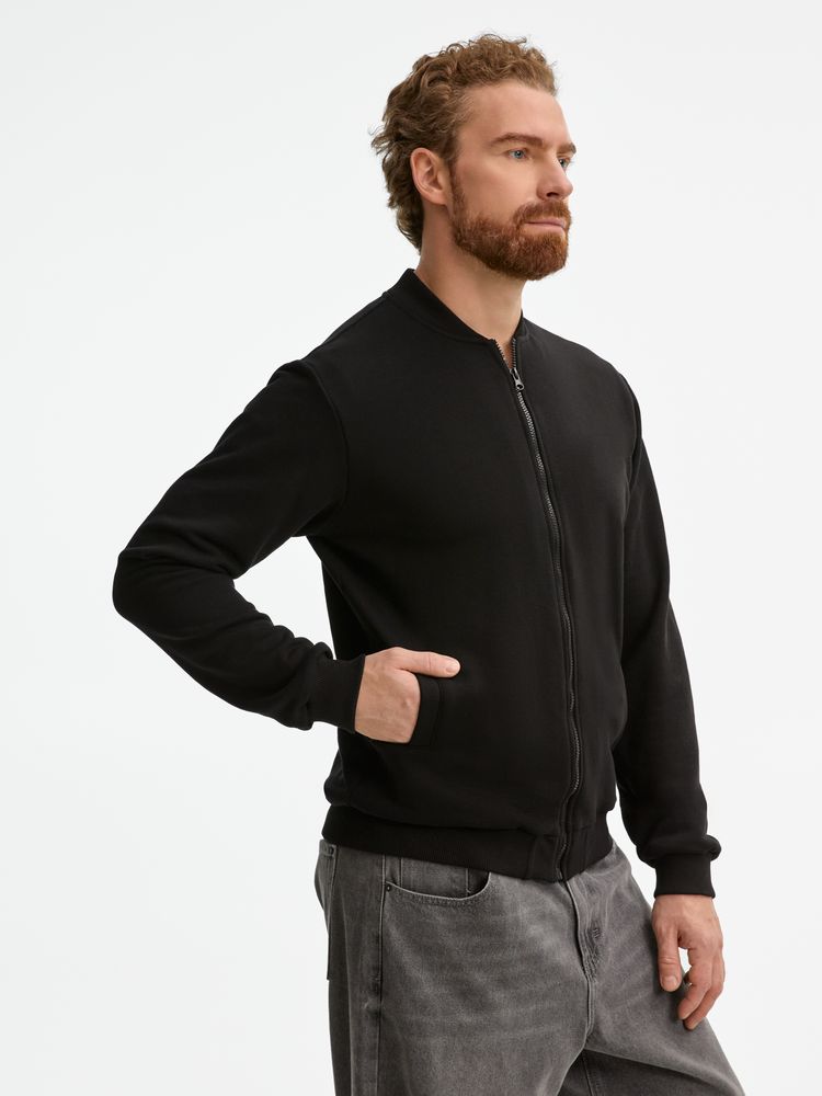 Бомбер унисекс Townie, черный, размер M