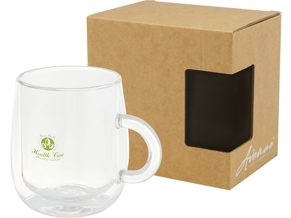 Iris, стеклянная кружка объемом 330 мл, прозрачный