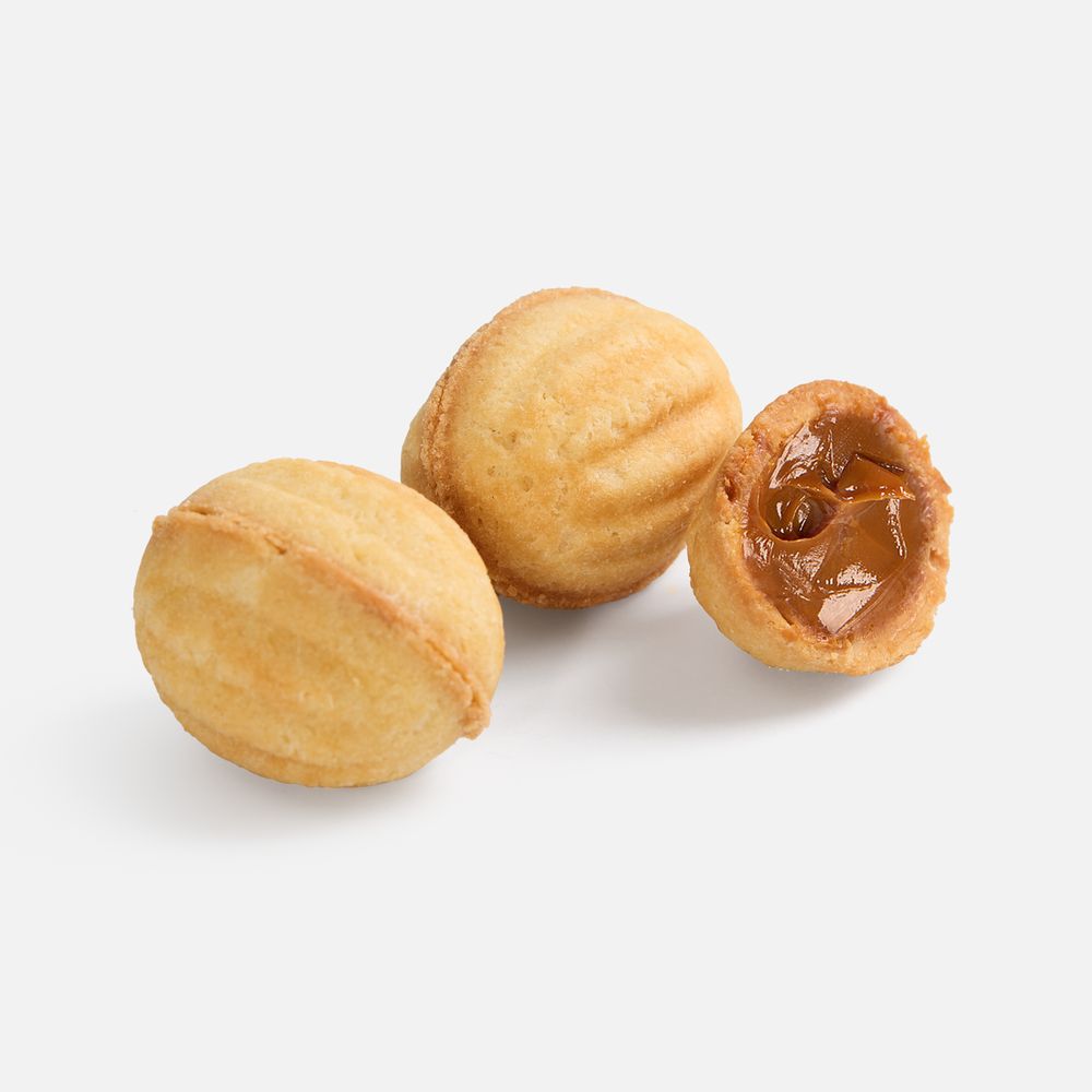 Печенье «Орешки с вареной сгущенкой» с логотипом сделано в России | Print Logo