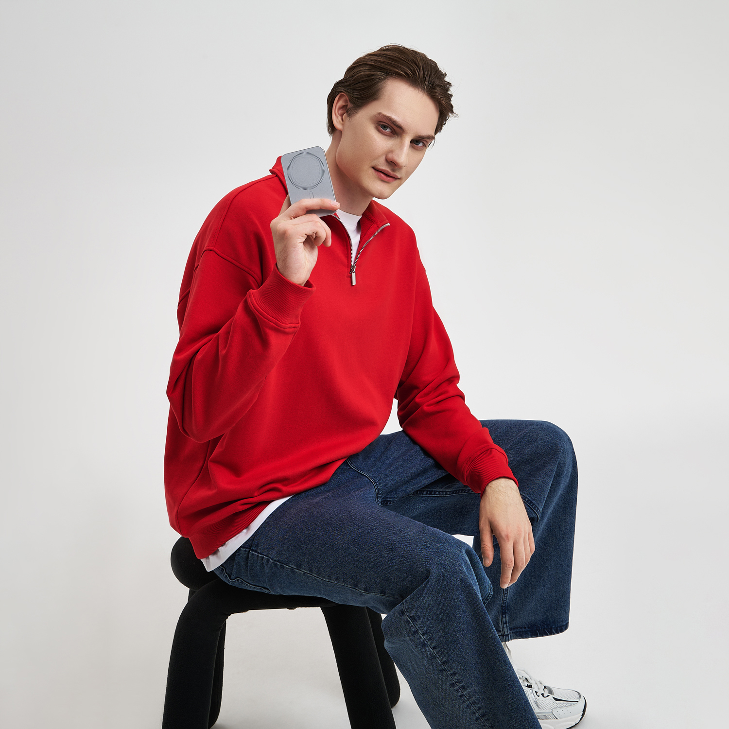 Внешний аккумулятор Артекс PD (Artex PD) 5000mAh с функцией беспроводной зарядки 15W, серебряный