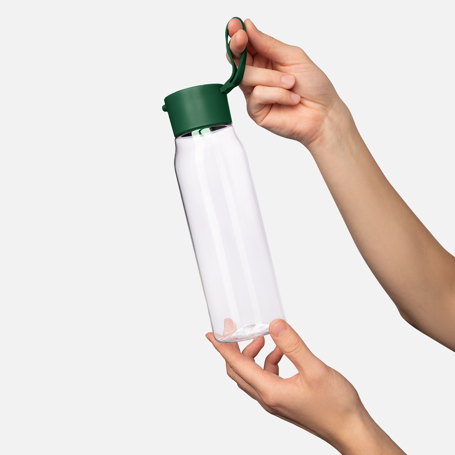 Бутылка для воды Степ, зеленая