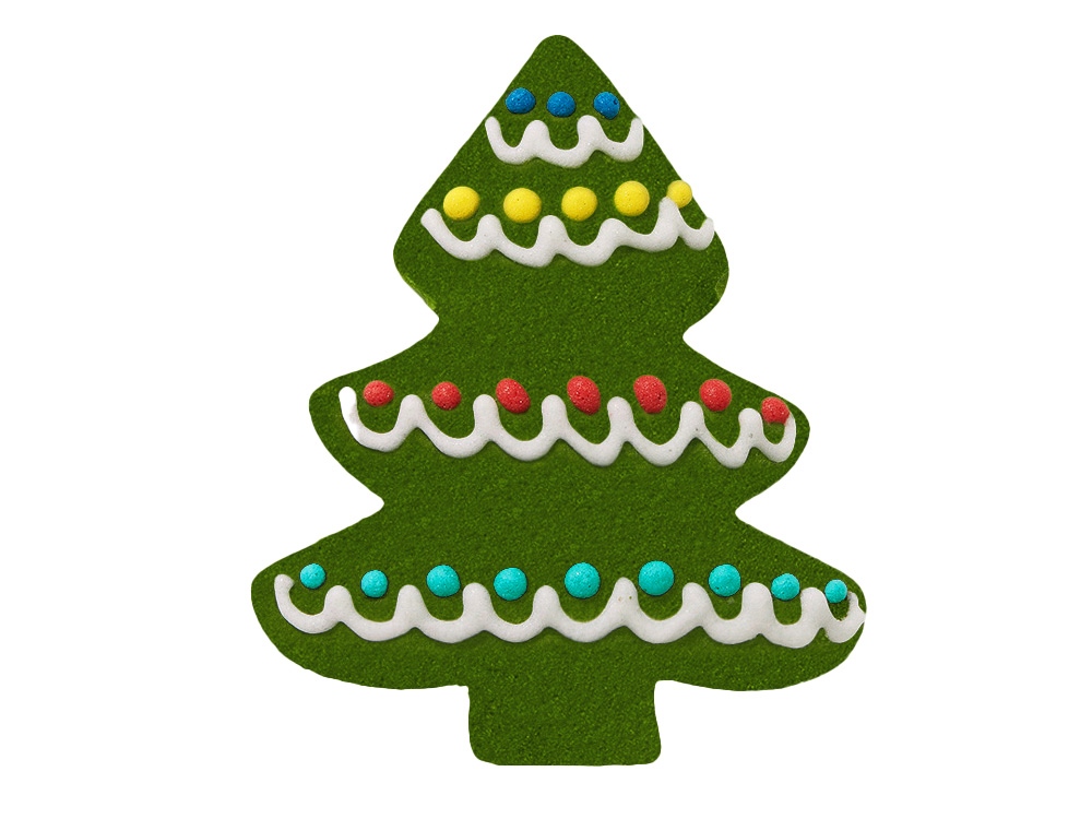 Пряник имбирный Елка с логотипом  | Print Logo