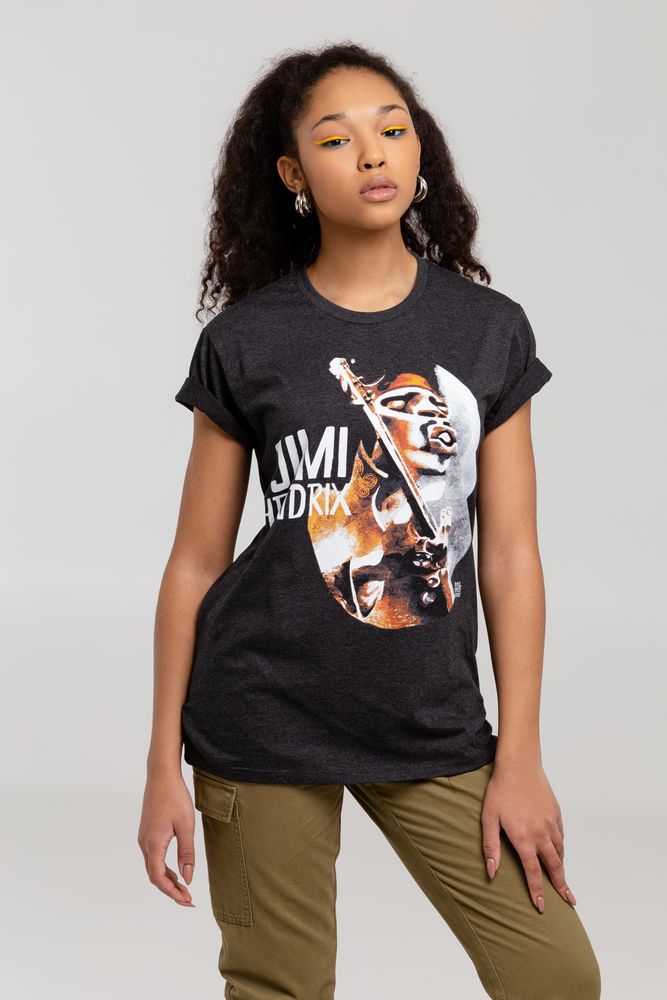 Футболка «Меламед. Jimi Hendrix» — пример нанесения логотипа (Author's) | Print Logo