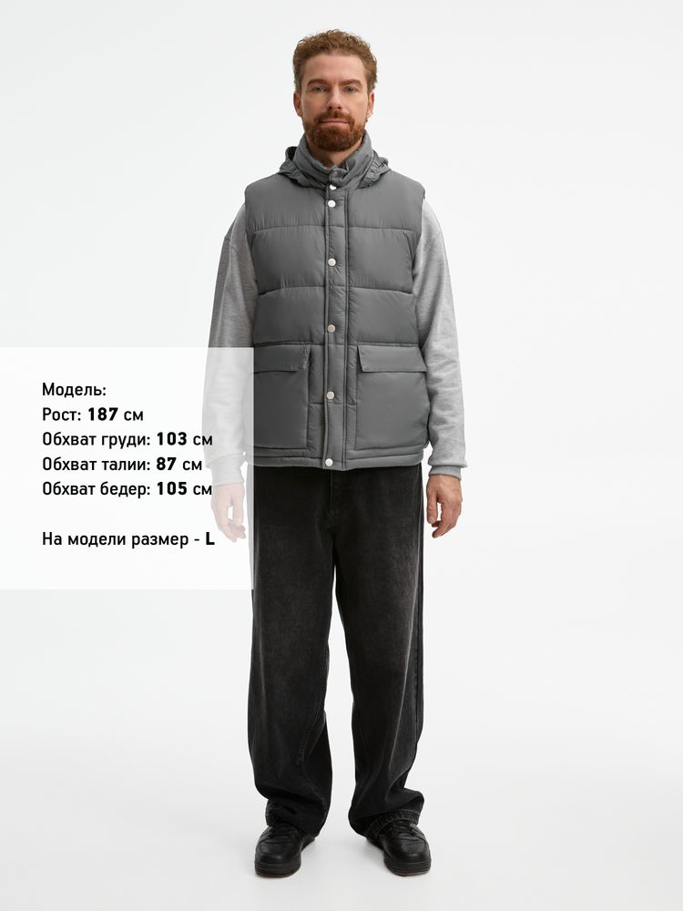 Жилет Ben Mac, серый, размер L