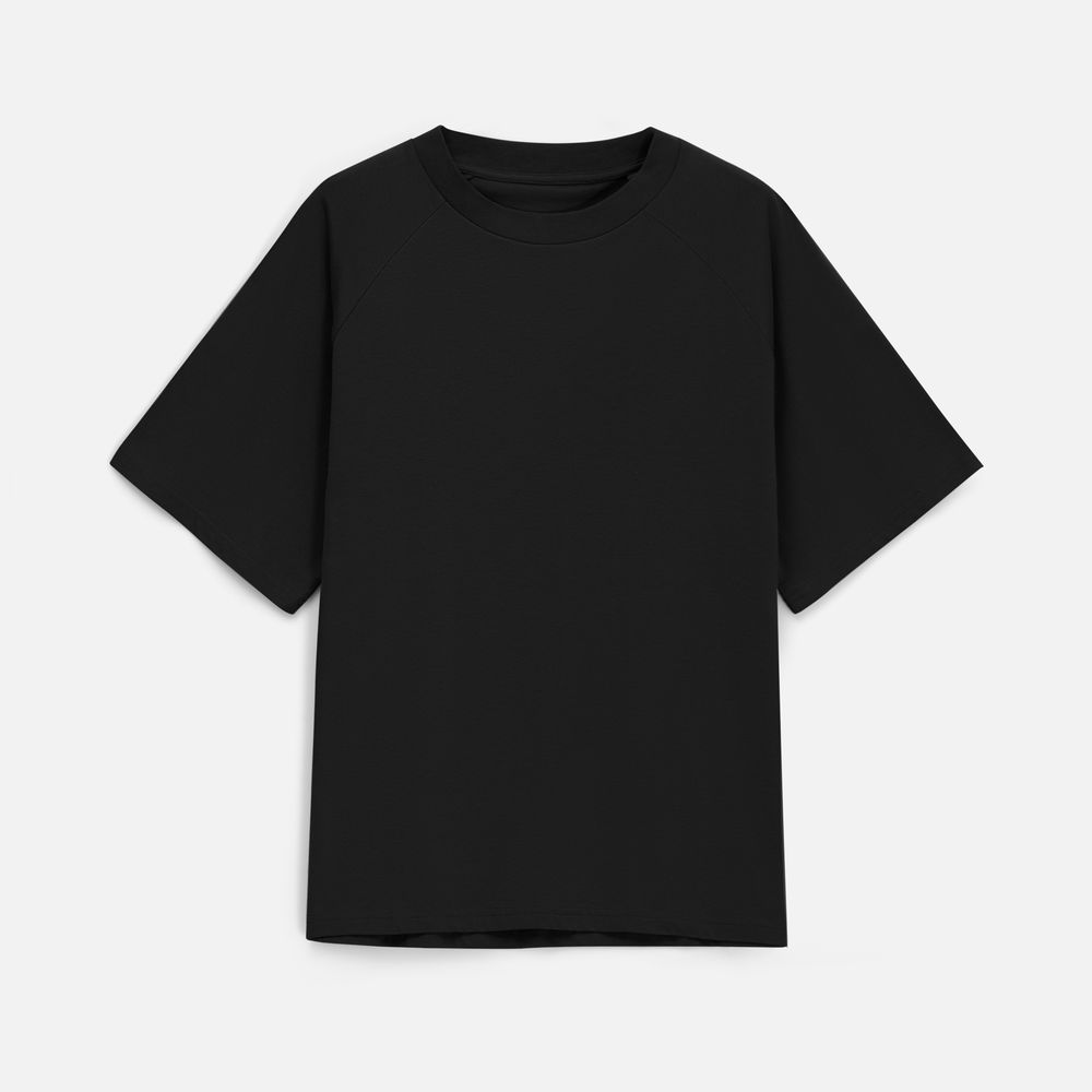 Футболка унисекс T2, черная, размер XS/S