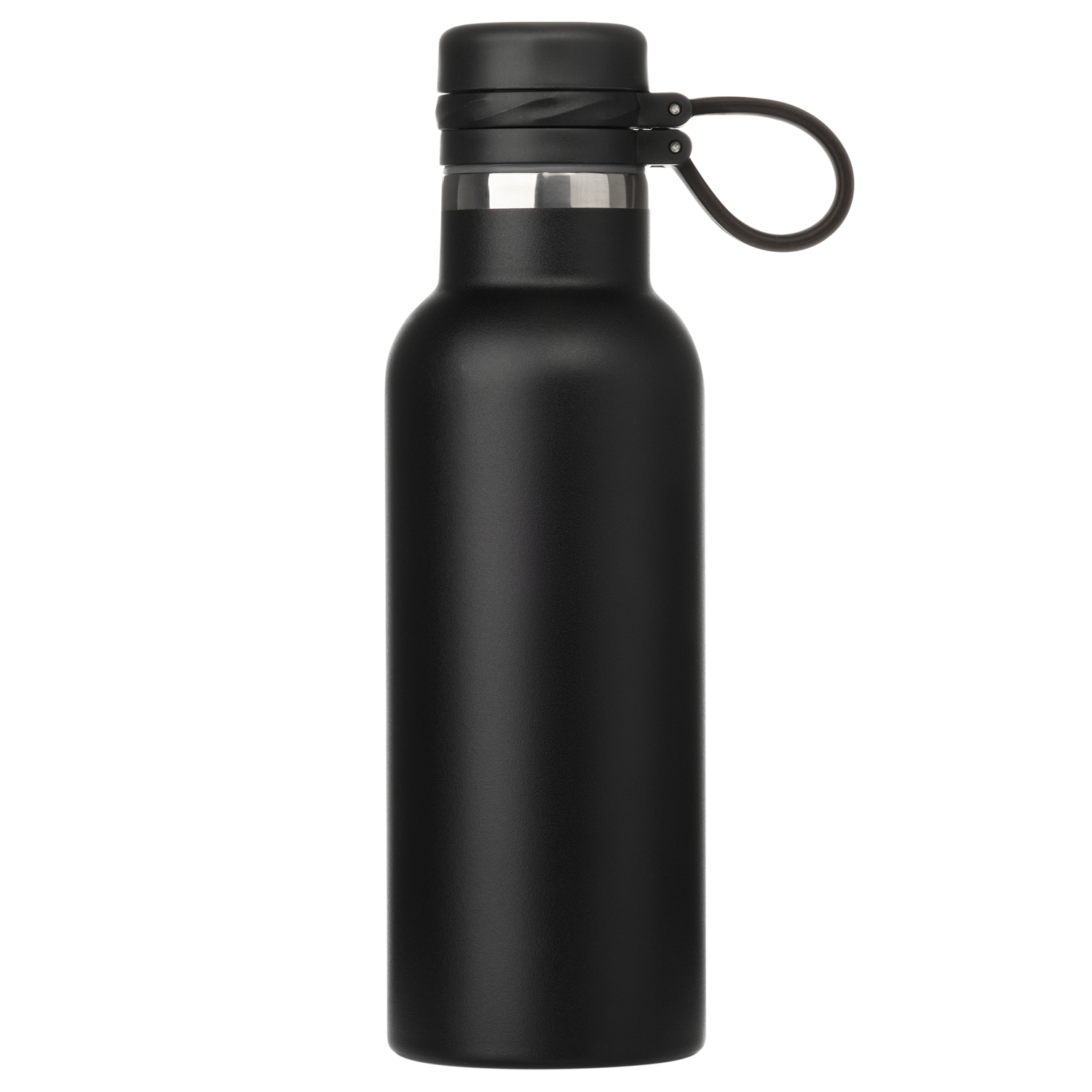 Термобутылка вакуумная герметичная Модена (Modena), черная