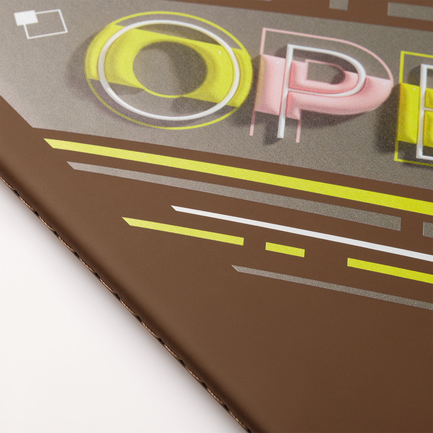 Блокнот Альфа Слим (Alpha slim), коричневый