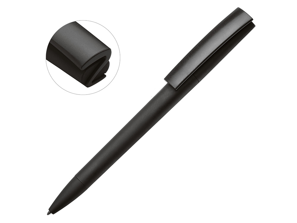 Ручка пластиковая soft-touch шариковая Zorro с логотипом  | Print Logo