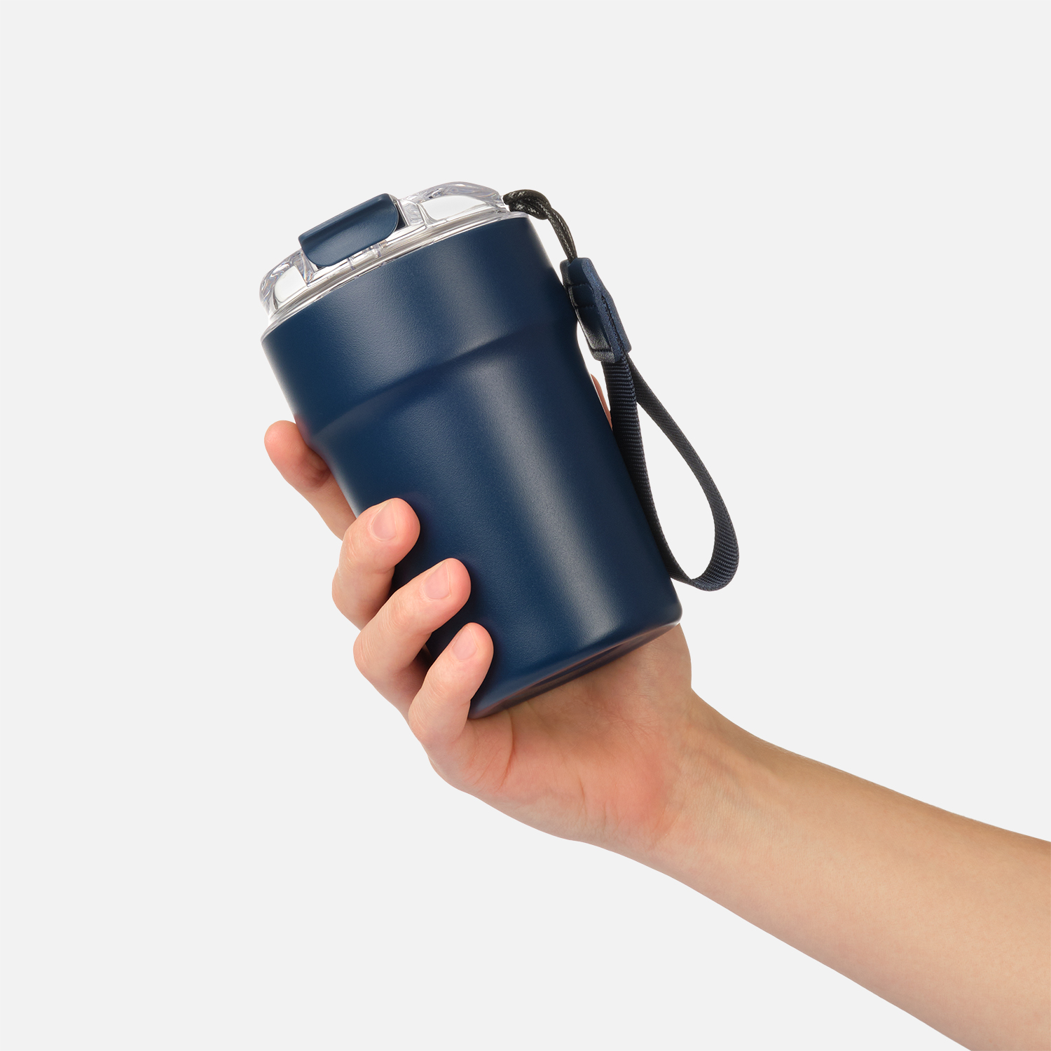 Термокружка вакуумная Монако, синяя