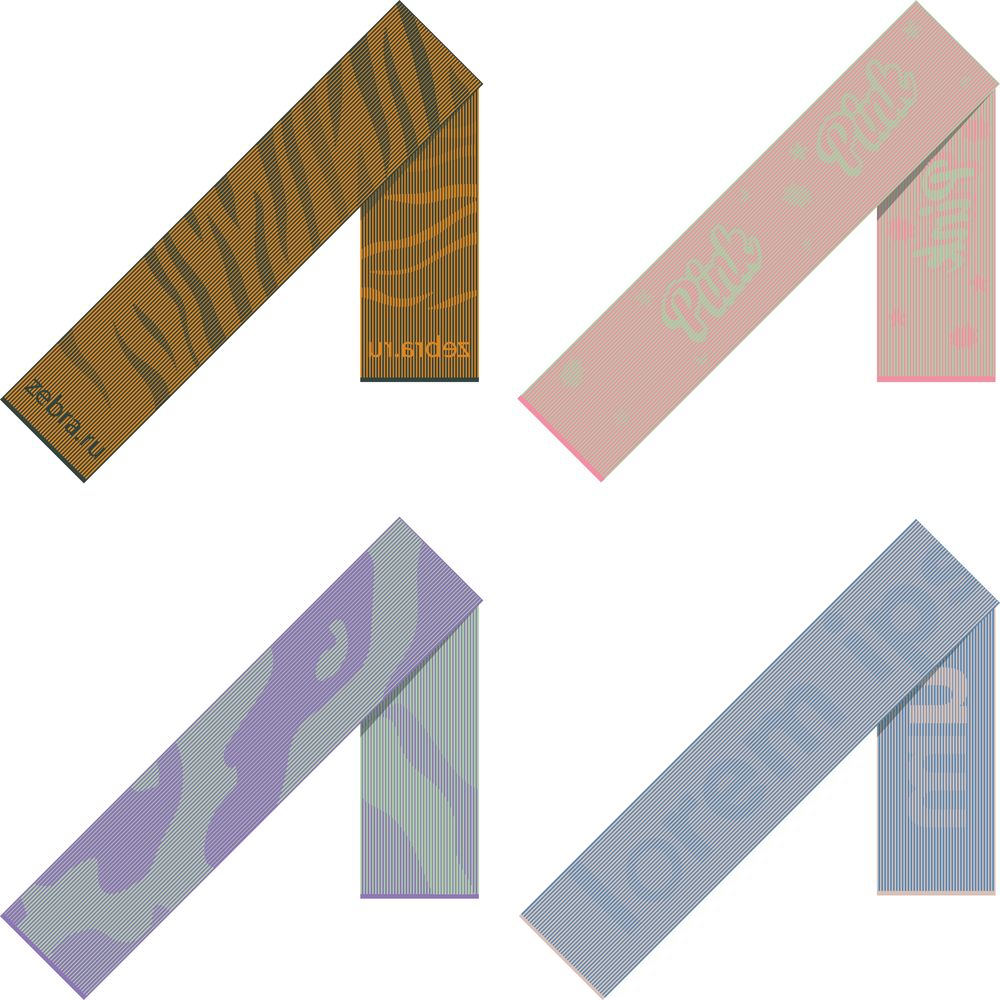 Шарф Fung XXL на заказ с логотипом сделано в России | Print Logo