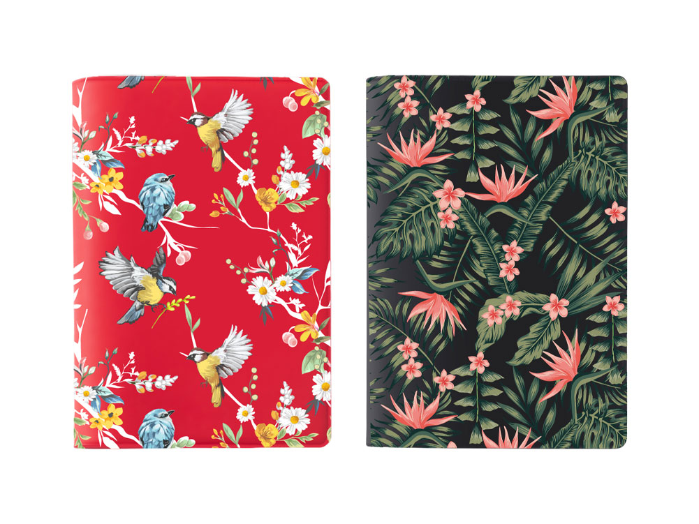 Обложка для паспорта с возможностью полноцветной УФ-печати, софт-тач с логотипом  | Print Logo