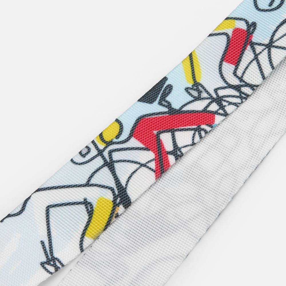 Стропа текстильная Fune 25 M, оранжевый неон