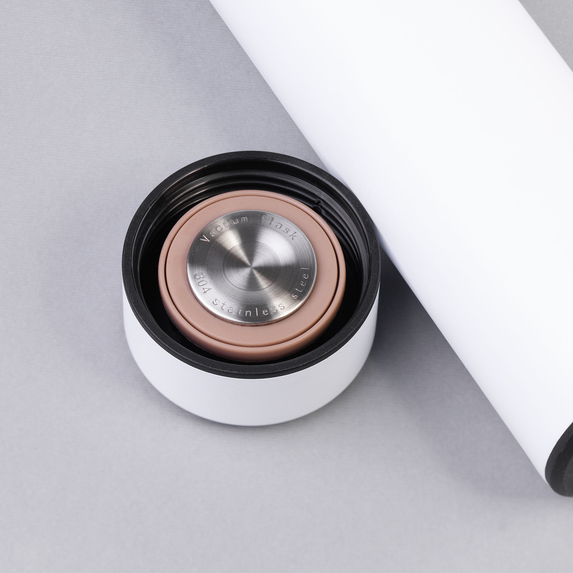 Заварочный термос "Финикс" 500 мл с индикацией температуры фото на сайте Print Logo.