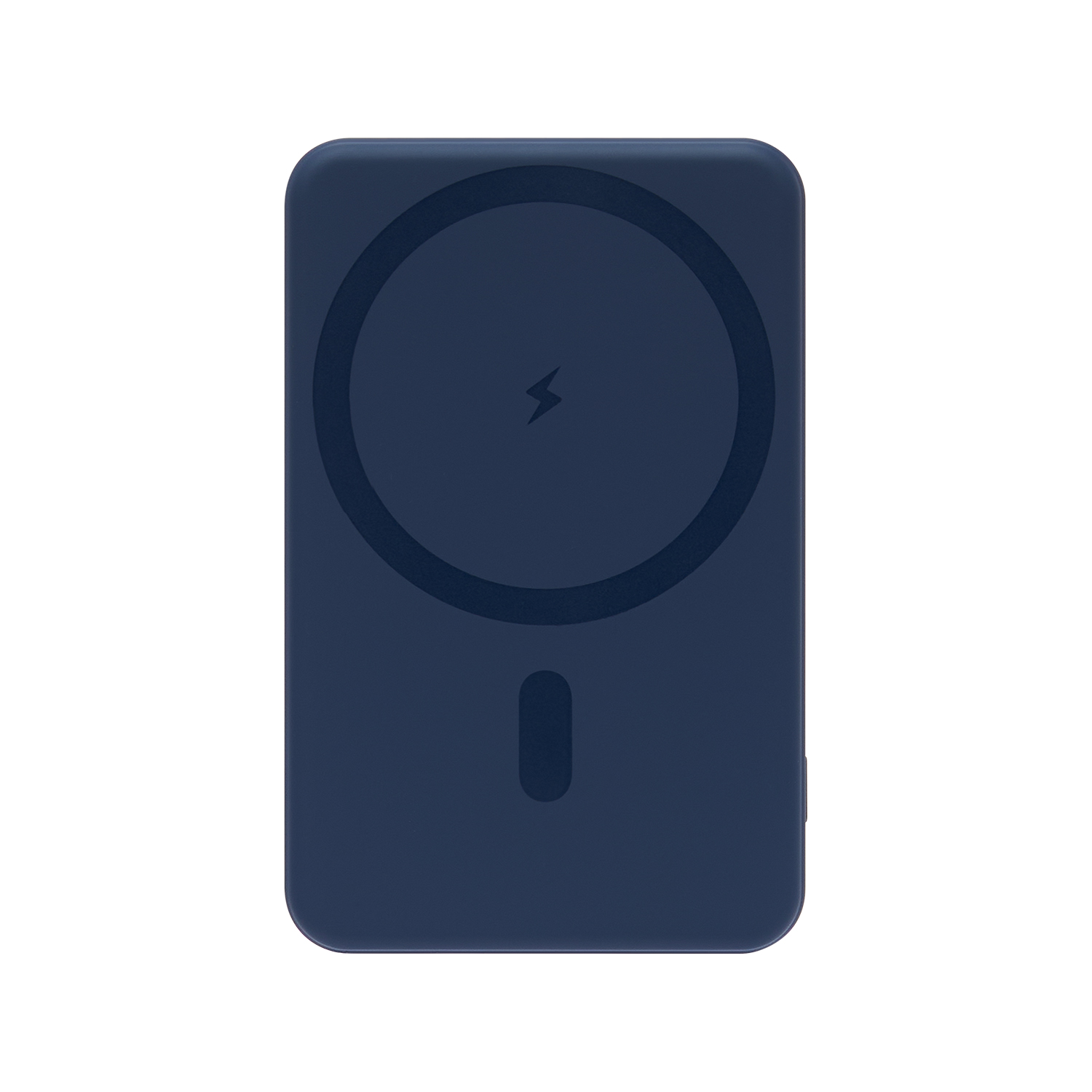 Внешний аккумулятор Ларго PD (Largo PD) 5000mAh с функцией беспроводной зарядки 15W, синий