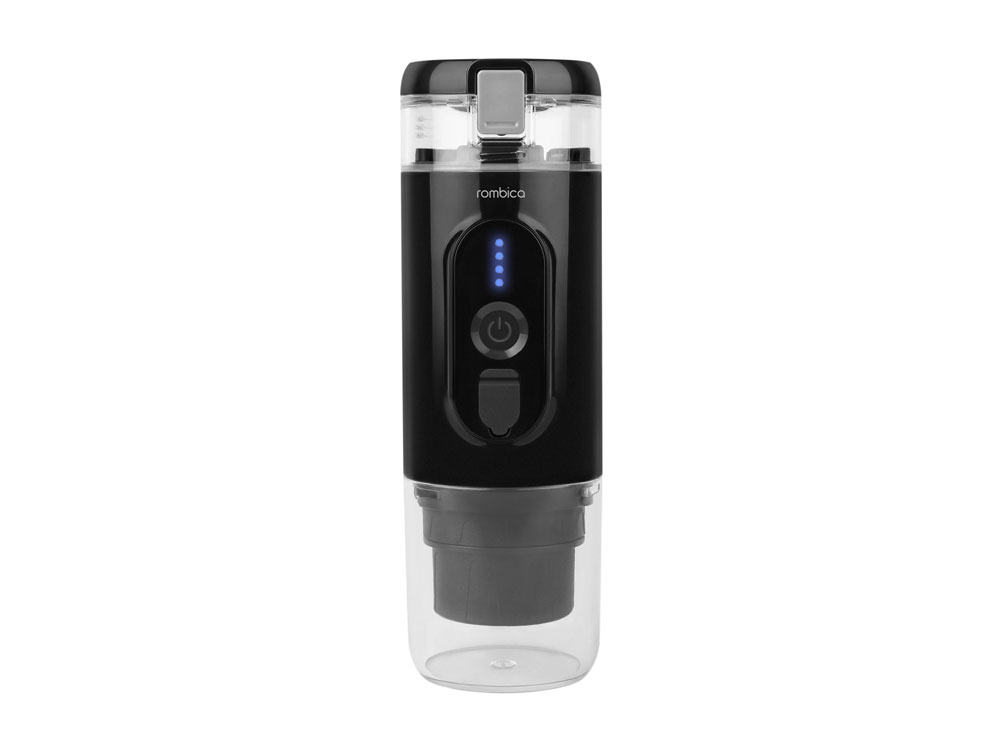 Портативная кофемашина с подогревом Barista 2 с логотипом Rombica с логотипом Rombica | Print Logo