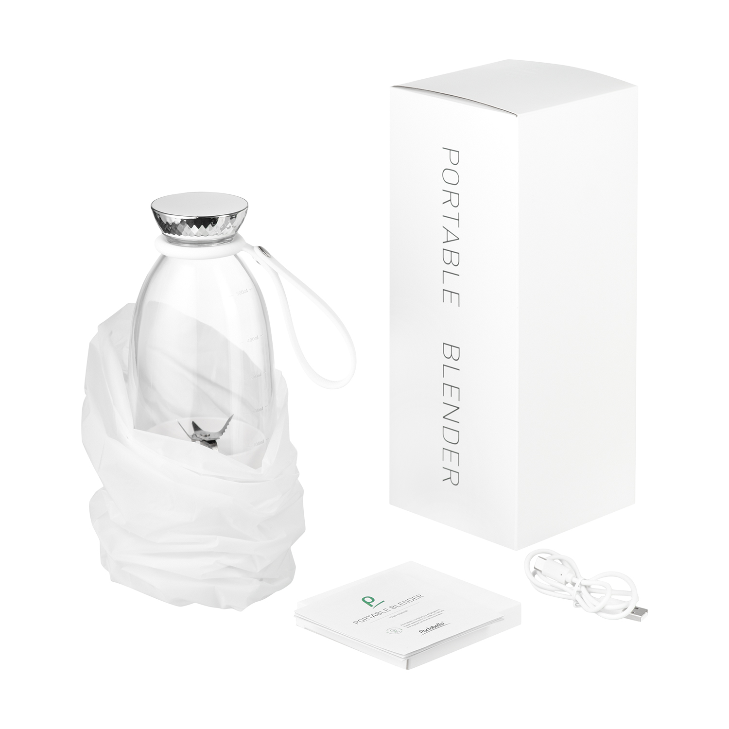 Блендер портативный Фрутта (Frutta), белый