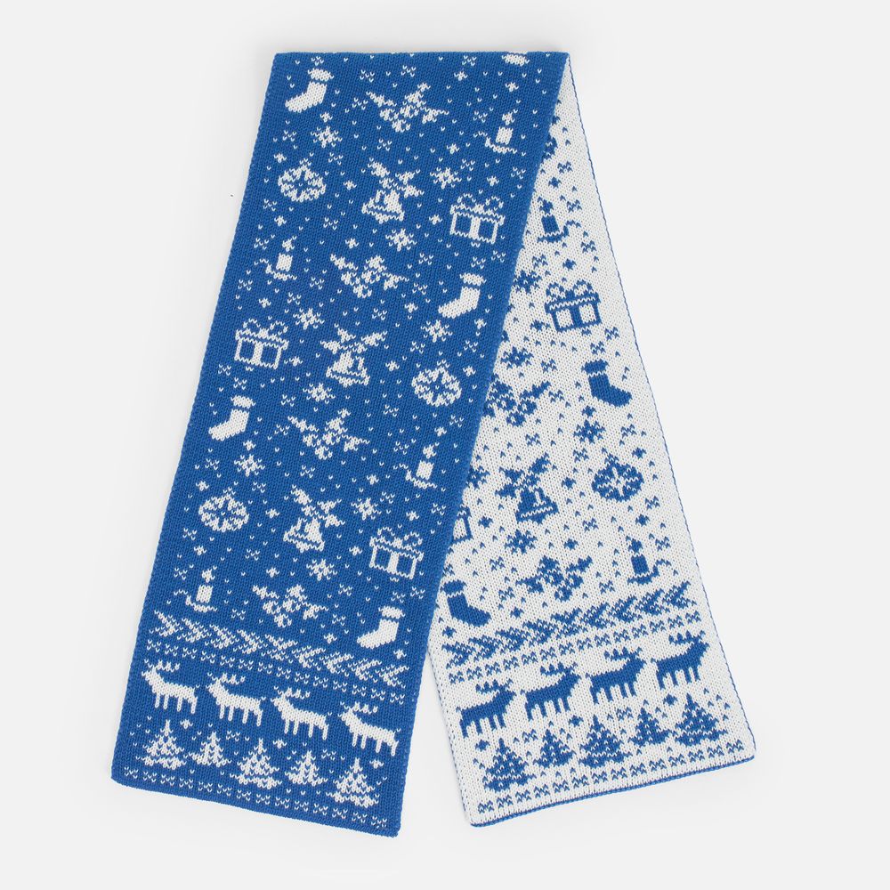 Шарф Holidale — пример нанесения логотипа (teplo) | Print Logo