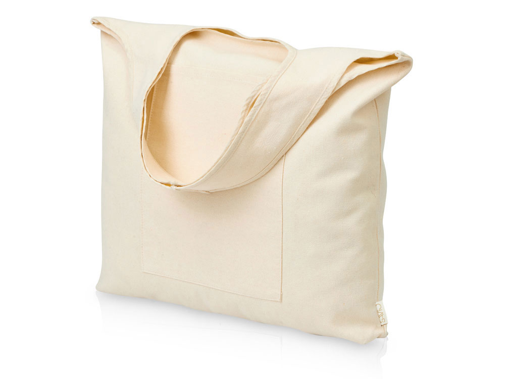 Сумка-шоппер Revest Long из переработанного хлопка 320 г/м2 с логотипом Savio | Print Logo