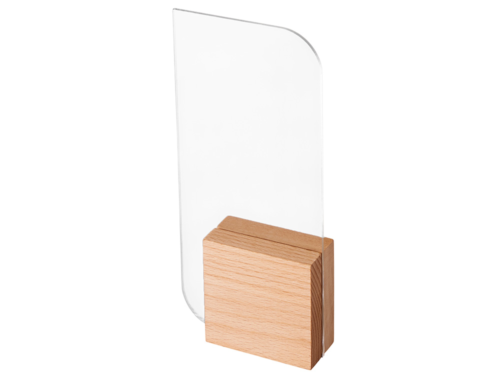 Награда из акрила с деревянным основанием Valor