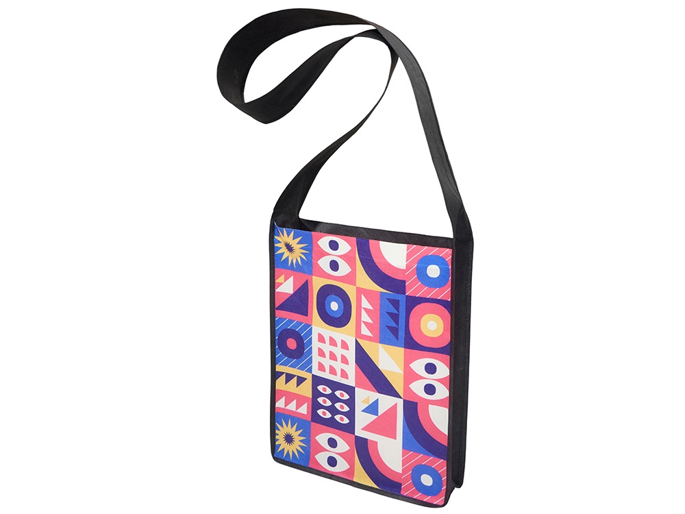 Сумка-мессенджер из нетканого материала PET с возможностью полноцветной печати