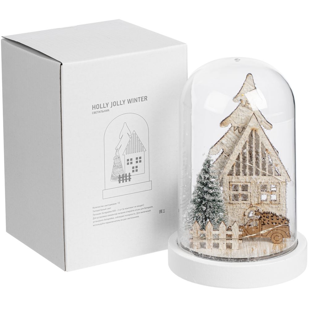 Светильник Holly Jolly Winter — пример нанесения логотипа () | Print Logo