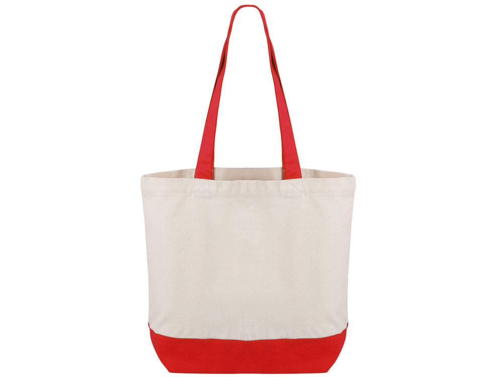 Сумка для шоппинга Cotton из переработанного хлопка 280 г, красный