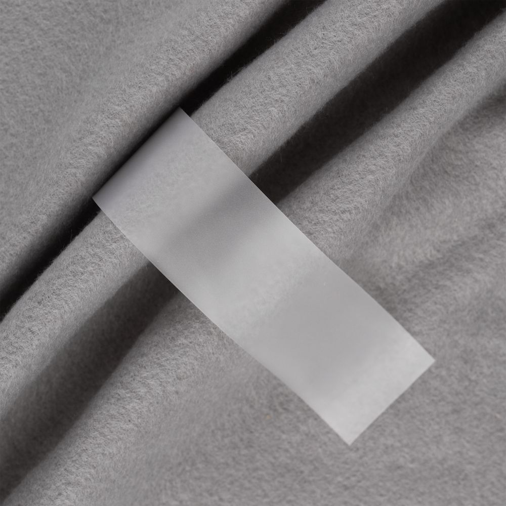 Лента силиконовая Biguna 35 S, прозрачная черная с логотипом сделано в России | Print Logo