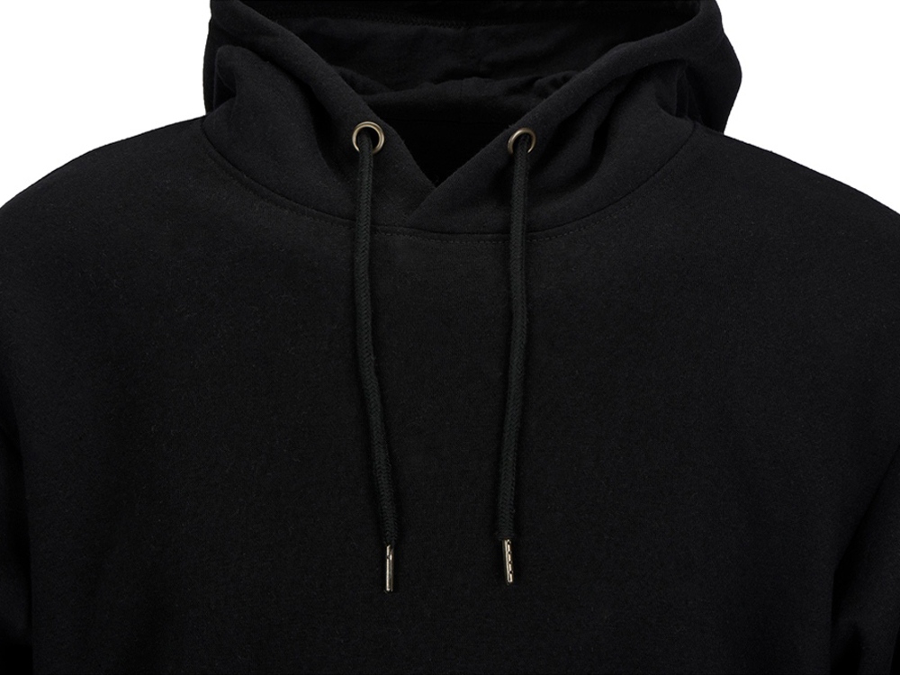 Толстовка с капюшоном оверсайз Lisbon унисекс, черный