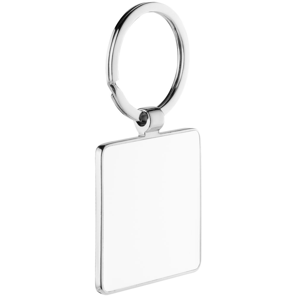 Брелок White Square с логотипом  | Print Logo