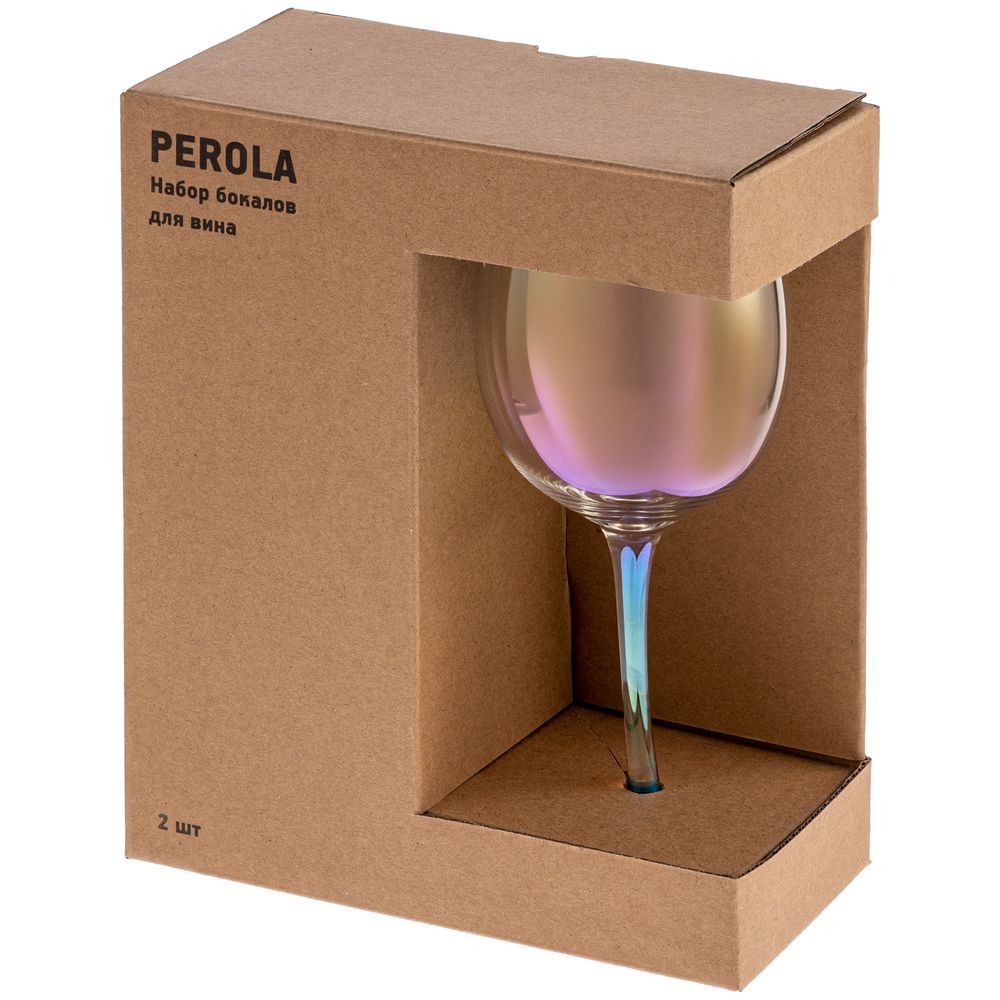 Набор из 2 бокалов для красного вина Perola фото на сайте Print Logo.