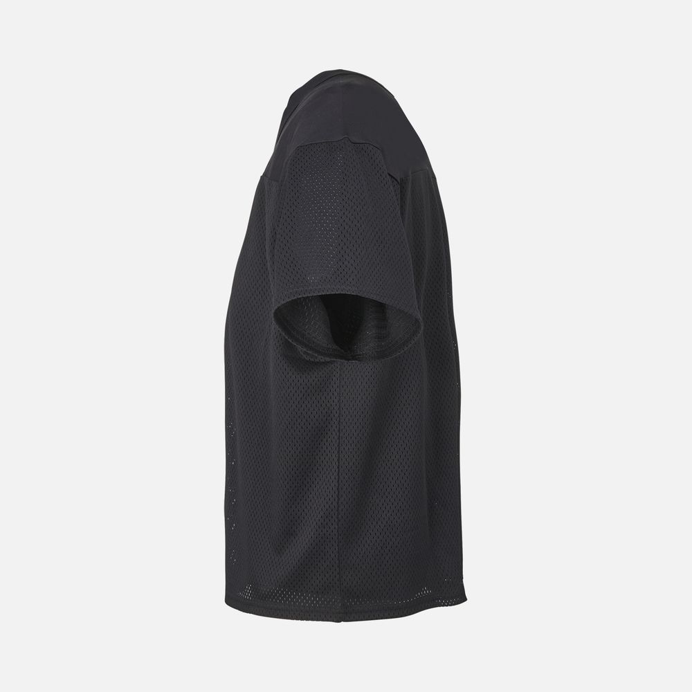 Футболка унисекс Nino с V-образным вырезом, черная, размер XXL