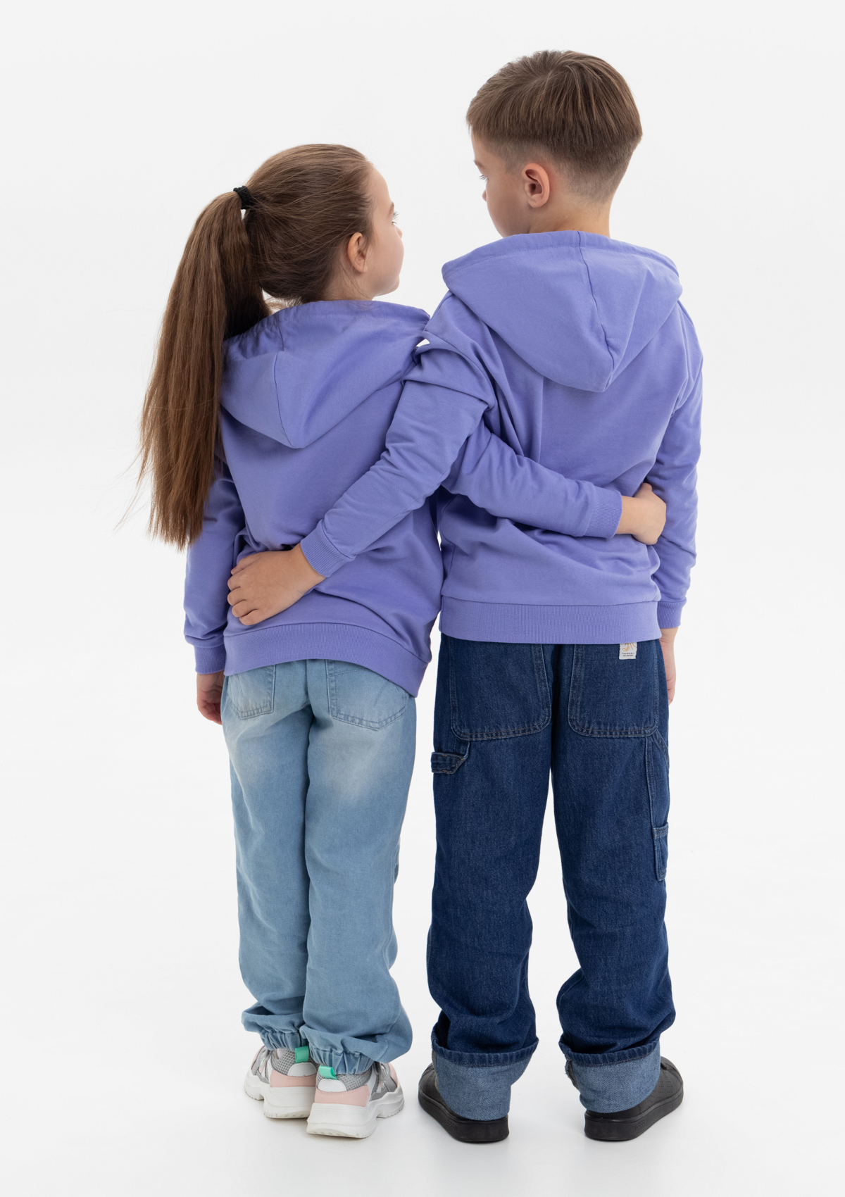 Худи детское STAN футер без начеса 260, 23J, Сливовый,  (95)  (14/14 лет)