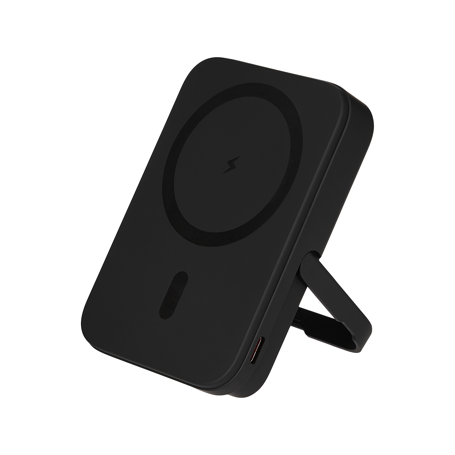 Внешний аккумулятор Юнион PD (Union PD) 10000mAh с функцией беспроводной зарядки 15W, бежевый фото на сайте Print Logo.