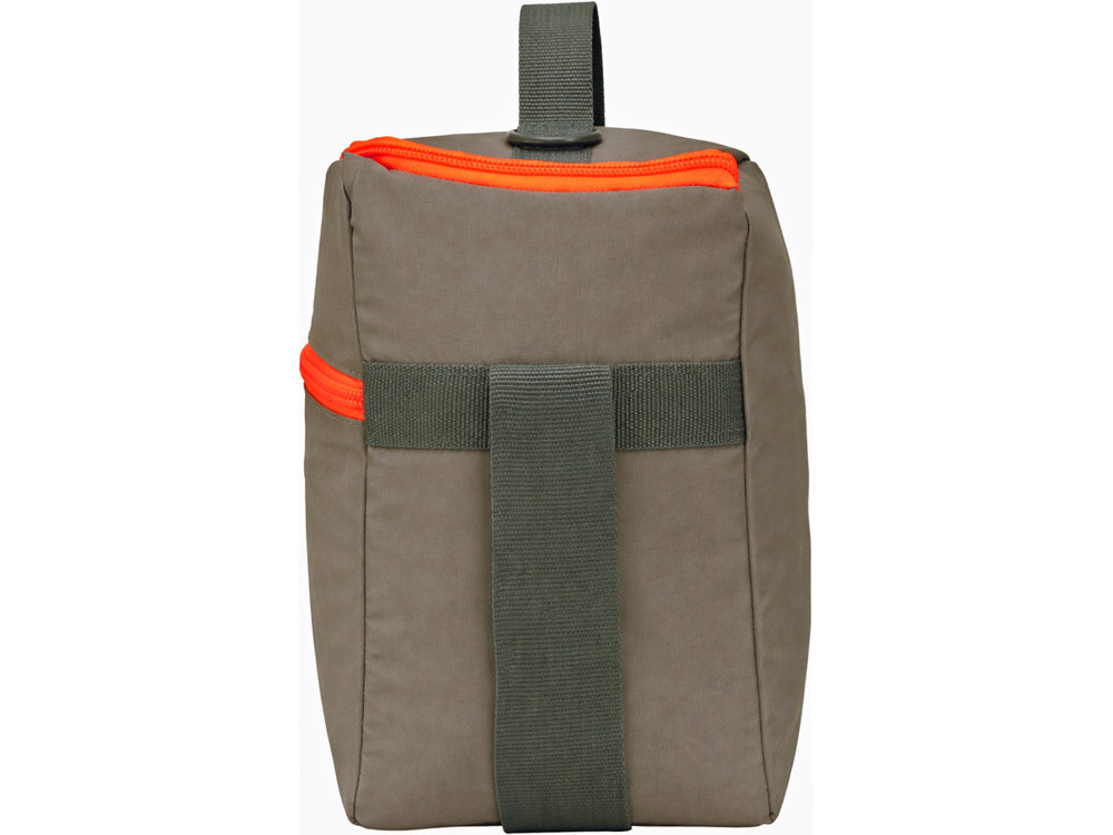 Изотермическая сумка-холодильник Neo Classic c контрастной молнией, серый/оранжевый