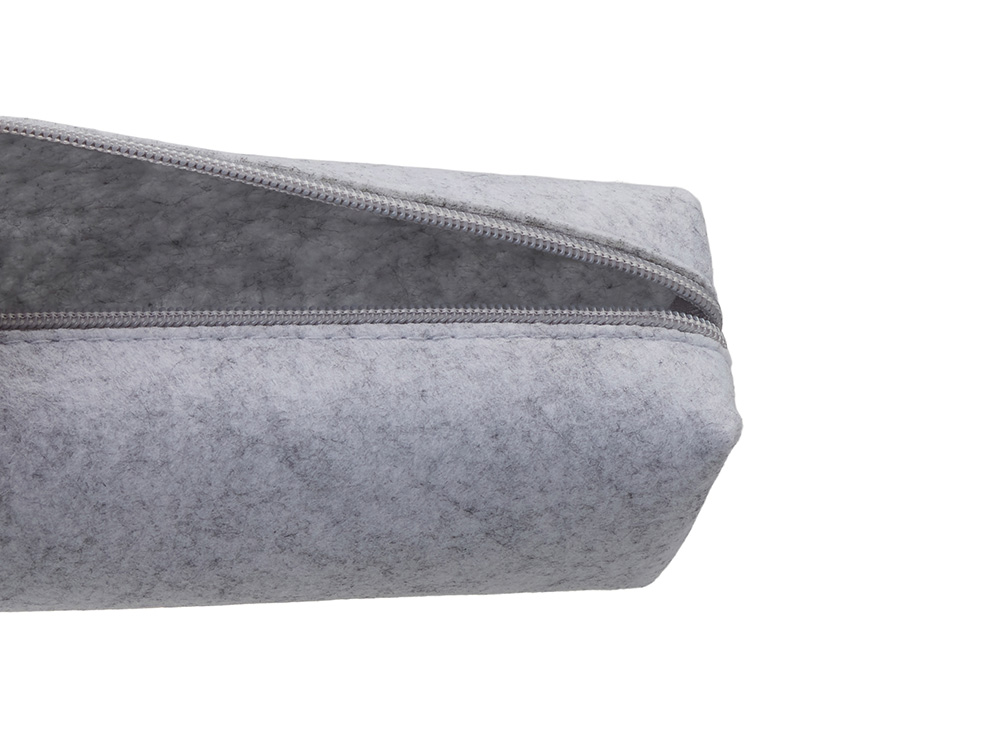 Пенал Felt из RPET-фетра, светло-серый