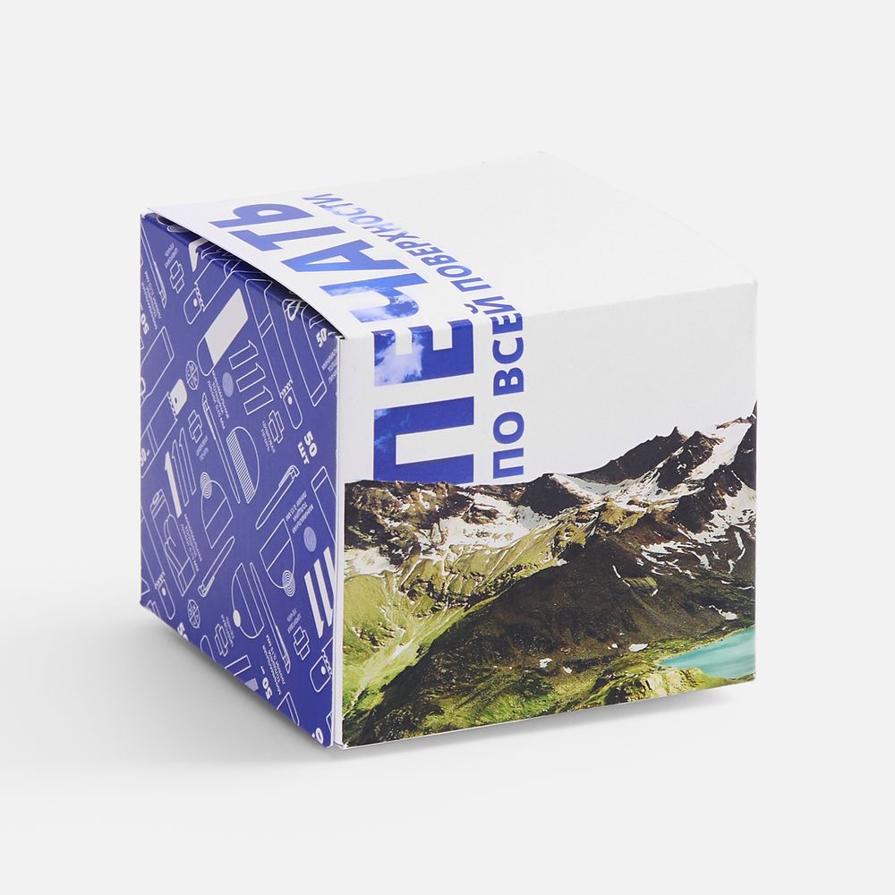 Коробка с полноцветной печатью для зонта складного Basic с логотипом сделано в России | Print Logo