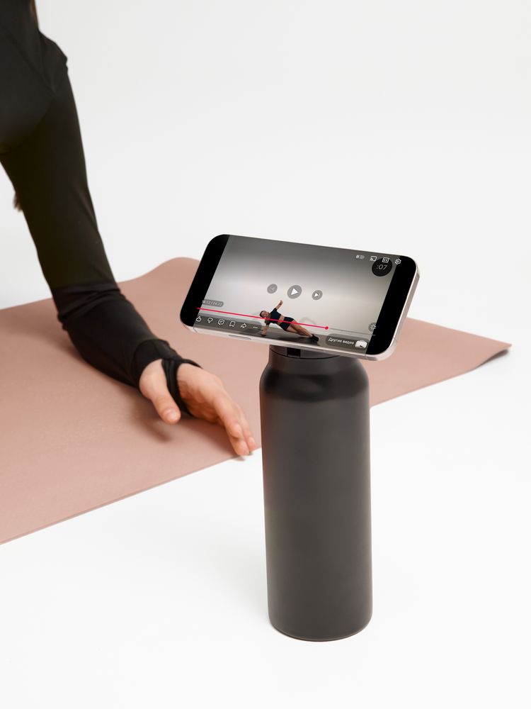 Термобутылка Magnus с магнитным держателем для телефона