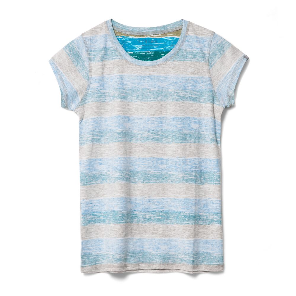 Футболка женская Rayet Lady двусторонняя с логотипом Stride | Print Logo