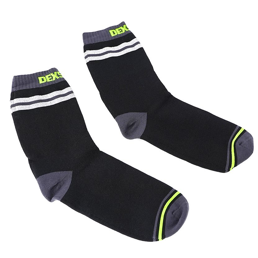 Водонепроницаемые носки Pro Visibility Cycling, черные с серым, размер XL