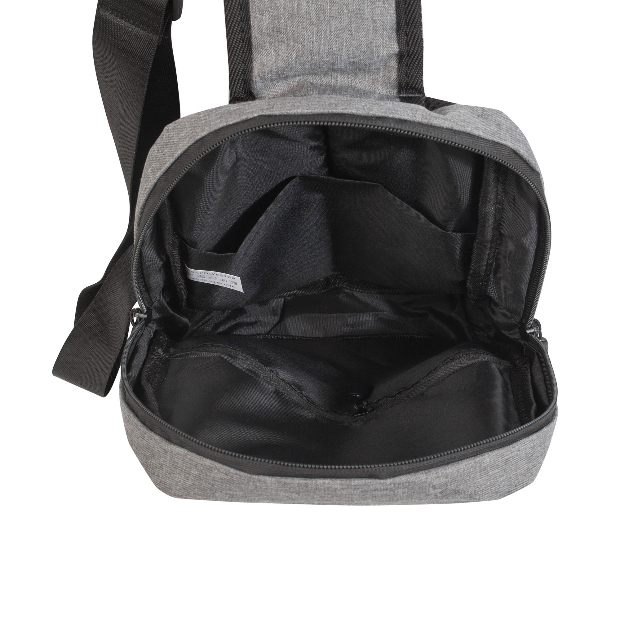 Рюкзак "Single" на одно плечо, серый