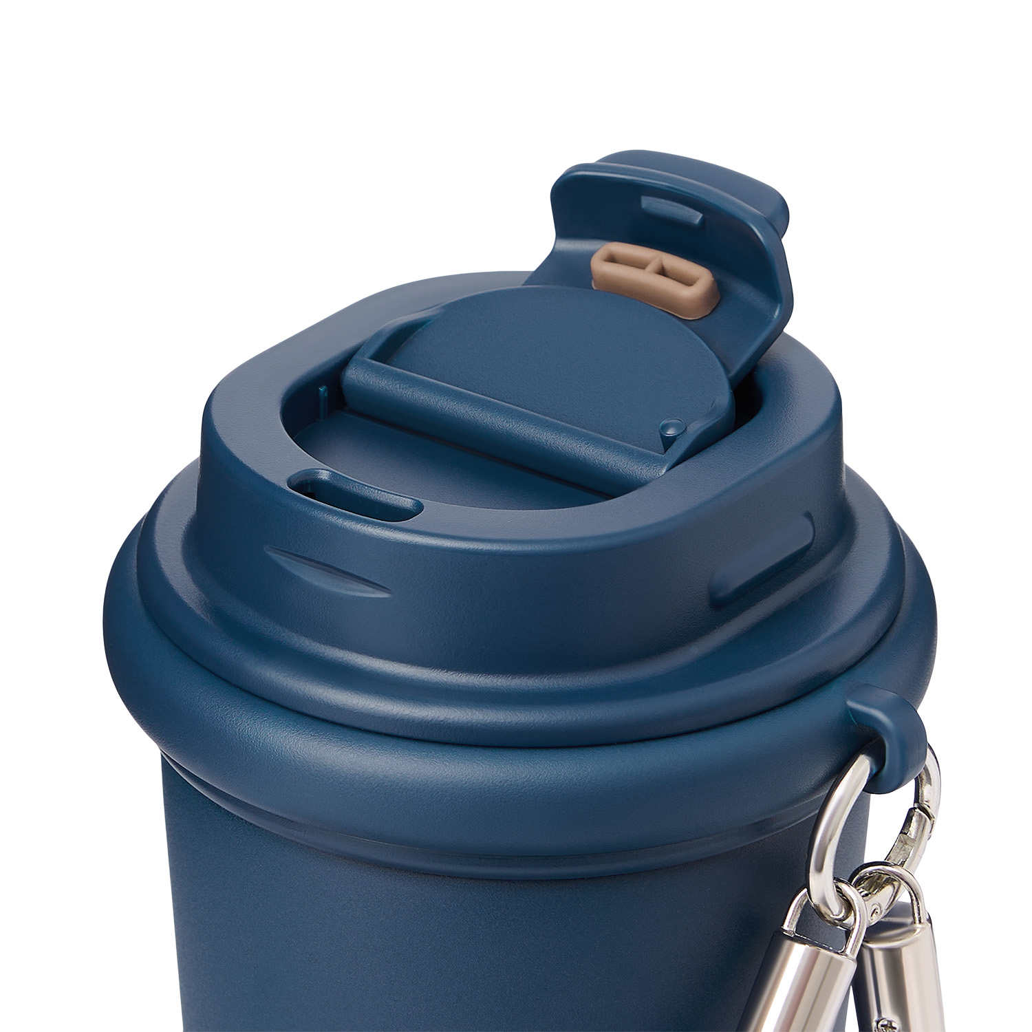 Термокружка вакуумная Sydney, серебряная — пример нанесения логотипа (Portobello Термокружки) | Print Logo